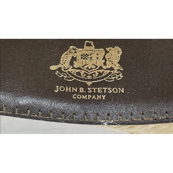 Vintage Stetson Roadrunner Straw Cowboy Hat • 1970s Western • Size 6 ¾ - Picture 7 of 9